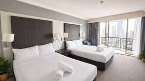 Iron/ironing board, bed sheets - Cozy 2Bed Room in Surfers Paradise | Walk to Beach (Surfers Paradise)