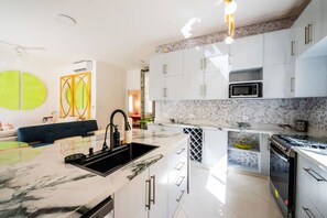 Fridge, microwave, oven, stovetop - Beachside Luxury | 2BR with Private Pool & Terrace (Playa del Carmen)