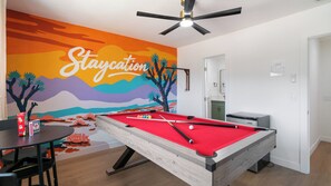 Game room - Stargazing Dome with Hot Tub, E-Scooters, Game Room Retreat (Twentynine Palms)