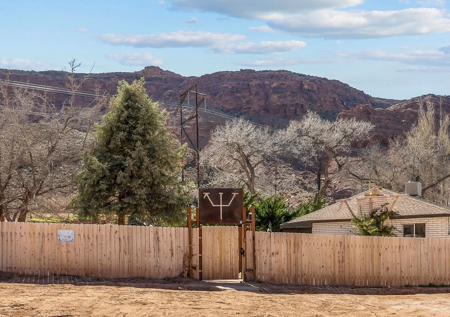 Enceinte de l’hébergement