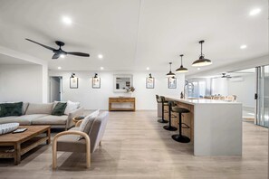 Interior - Coastal Noir Retreat - Pool, PF & Walk to Beach (Mooloolaba Region)