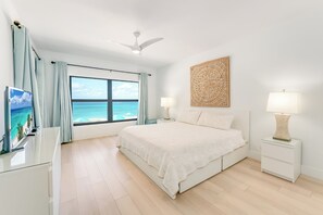Iron/ironing board, WiFi, bed sheets - Casa Caribe #15 - 3 Bed, 3 Bath - Oceanfront, Second Floor (Seven Mile Beach)