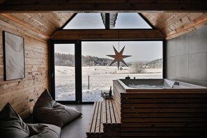Interior - Family mountain retreat with jacuzzi, sauna, playground, and stunning forest views. (Sunger)