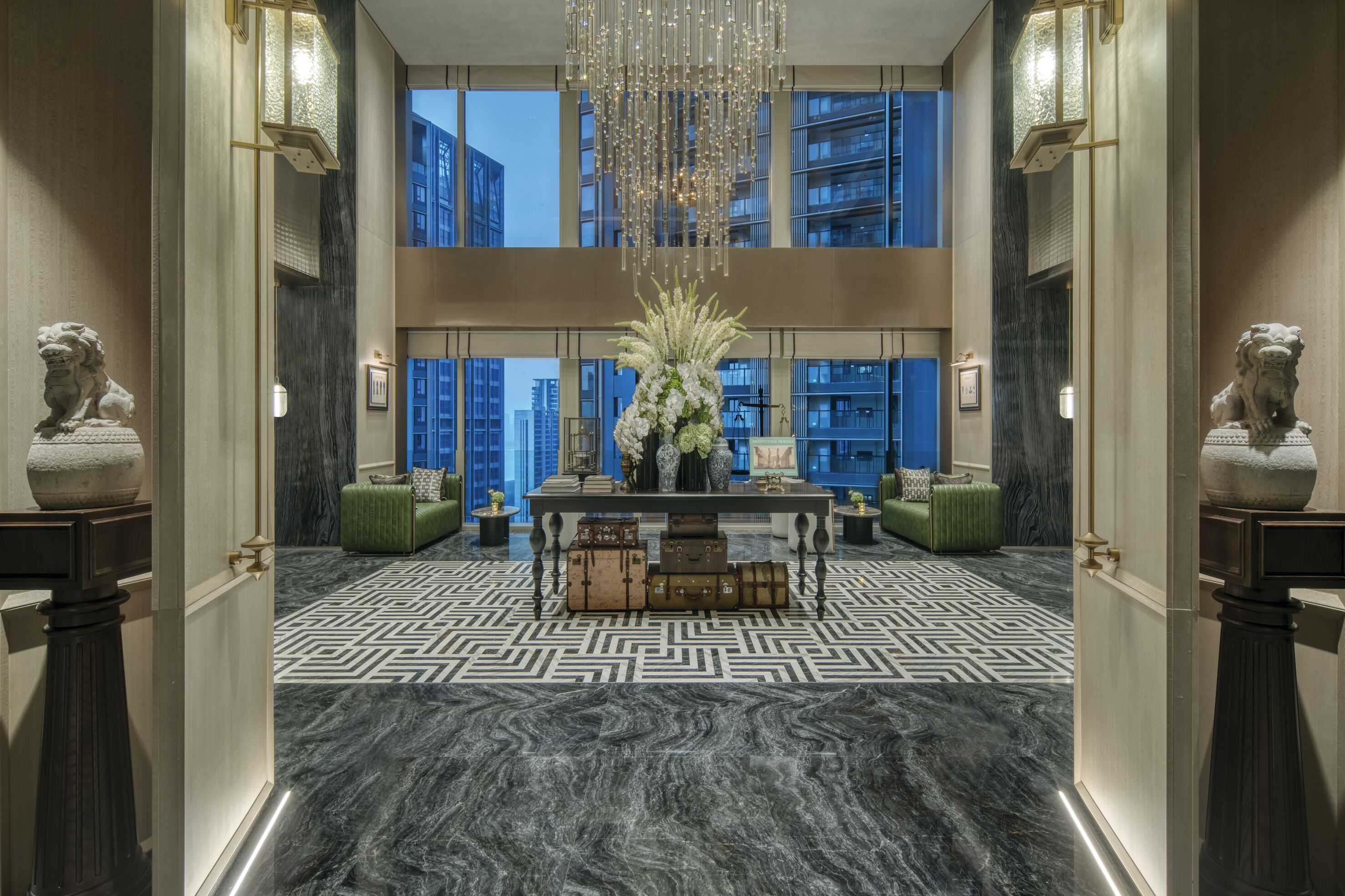 Lobby sitting area