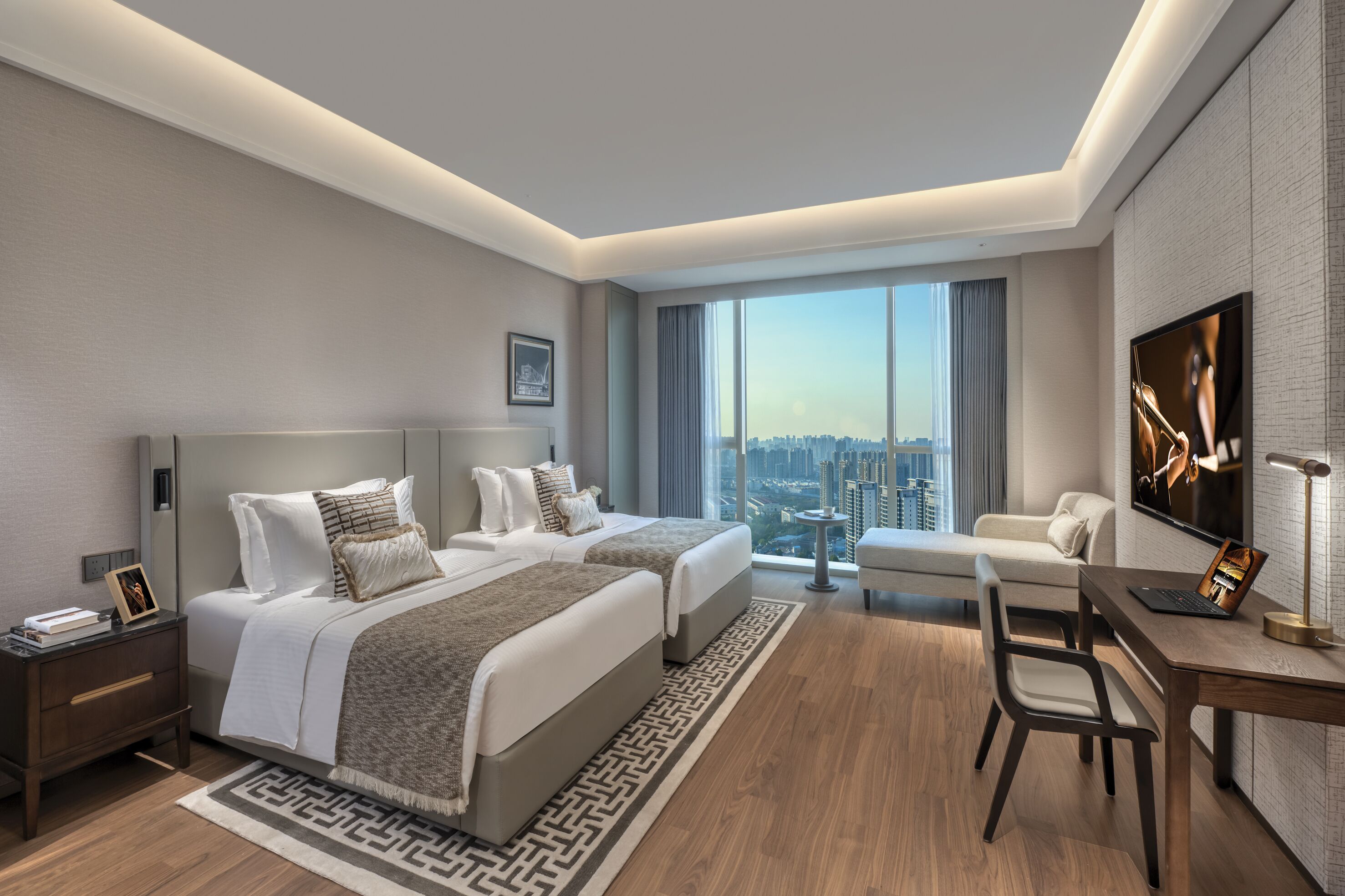 Executive Studio, 2 Twin Beds, Kitchen