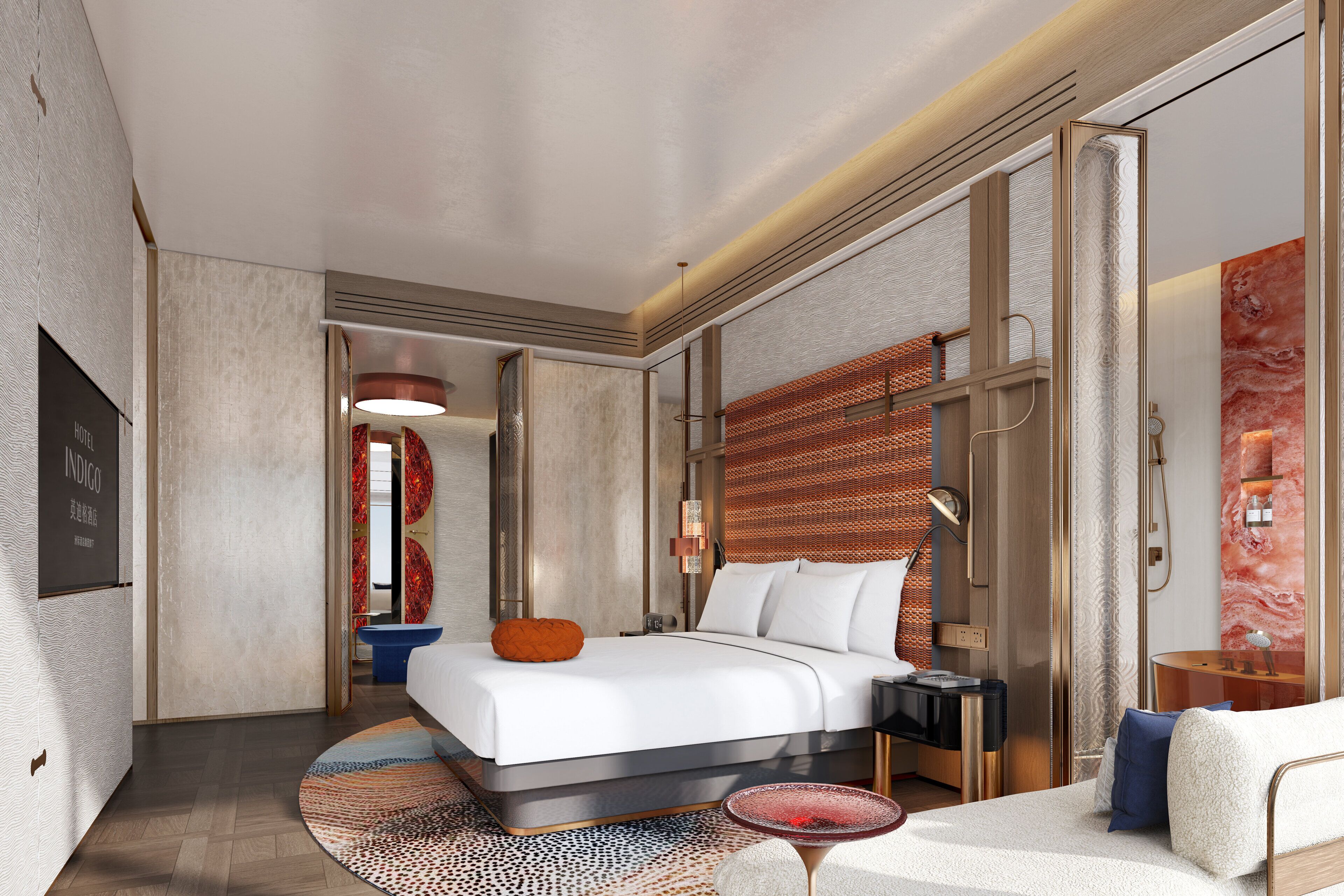 Suite, 1 King-Bett, Flussblick (Top Floor)