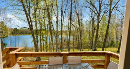 Serenity Now 4BR Lakefront Cabin + Trail Access - Sleeps 12