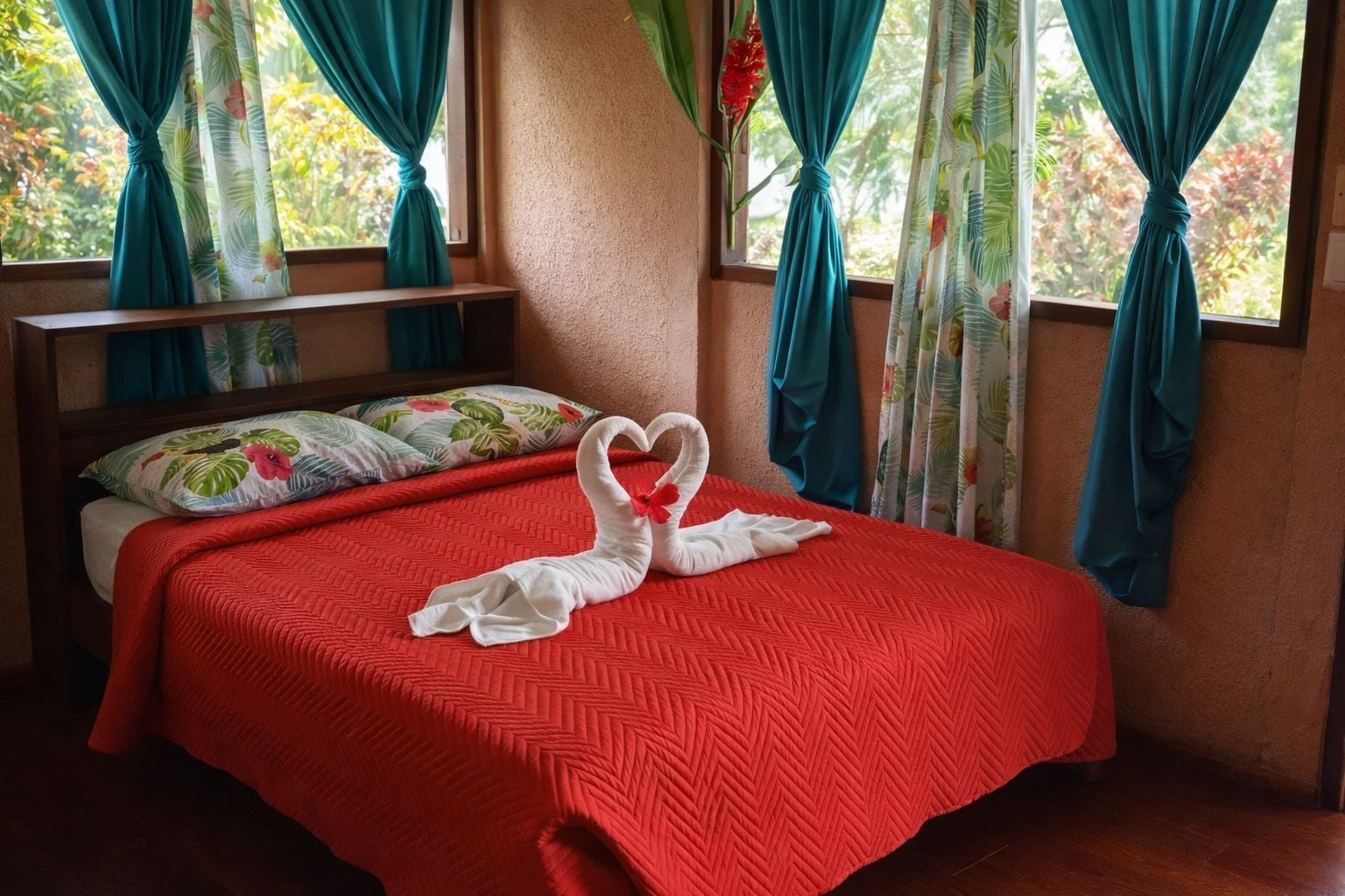 Deluxe-Doppel- oder -Zweibettzimmer, Terrasse, Seeblick