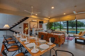 Villa, Balcony, Garden View | Dining