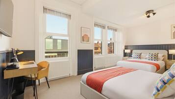 Kamer, meerdere bedden, niet-roken, privébadkamer