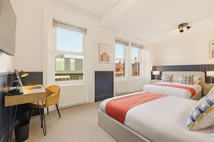 Room, Multiple Beds, Non Smoking, Private Bathroom | Desk, laptop workspace, iron/ironing board, free WiFi