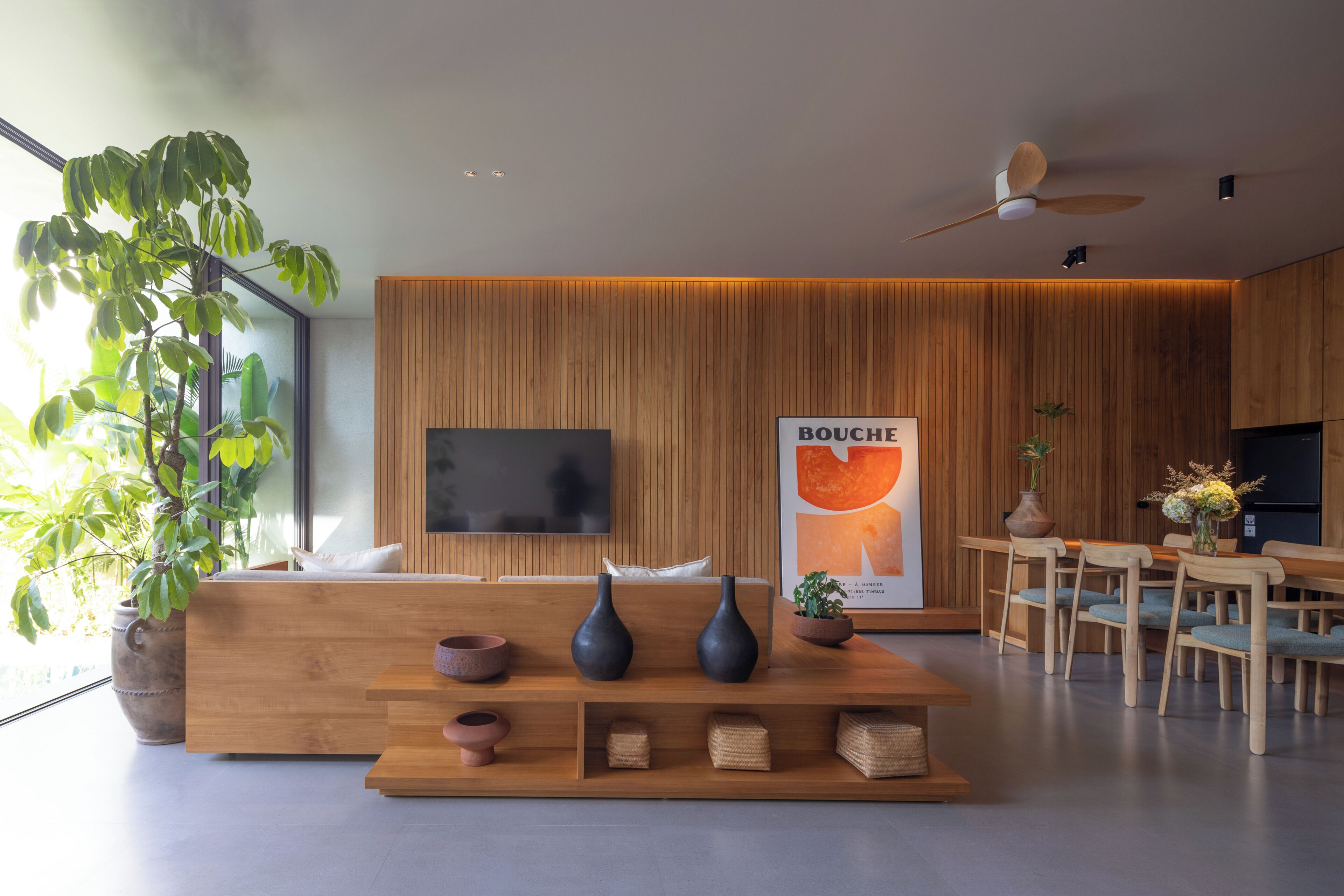 Vila, 3 quartos, piscina particular | Área de estar