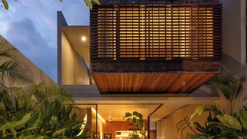 Villa, 3 chambres, piscine privée | Coffres-forts dans les chambres, bureau