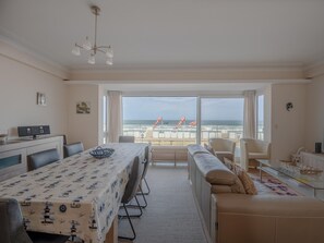 Comfort Apartment, 4 Bedrooms | Living room - Cozy Knokke Beach Escape (Knokke-Heist)