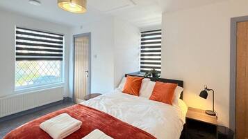 Desk, iron/ironing board, free WiFi, bed sheets