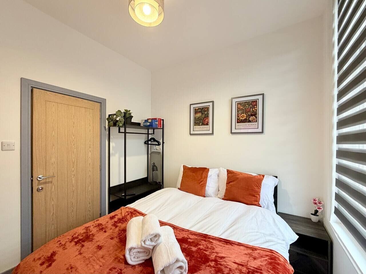 Desk, iron/ironing board, WiFi (free), bed sheets