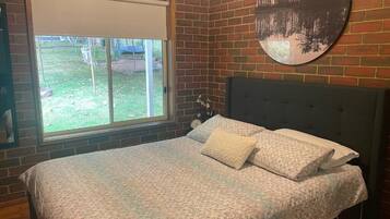 2 bedrooms, bed sheets