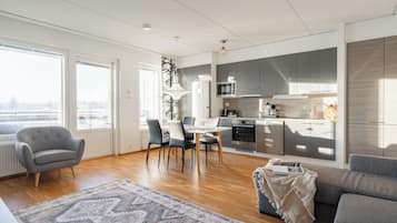 Lägenhet Comfort - 2 sovrum - sjöutsikt | Vardagsrum