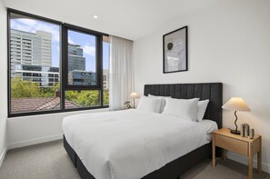 Apartment | 2 bilik tidur, cadar katil 