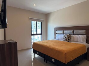 Desk, iron/ironing board, WiFi, bed sheets - A Few Blocks from the Beach with Balcony By GPS Rentals (Mazatlán)
