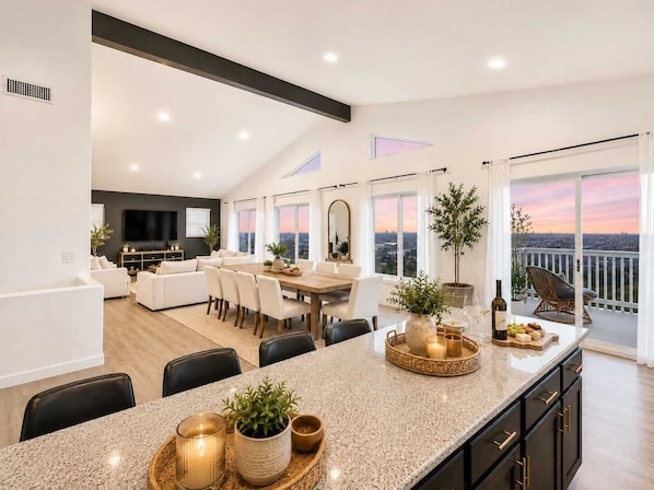 Dining - Skyline Hilltop 6BR Villa | Best Views in SD (Spring Valley)