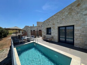 Outdoor pool - EXCLUSIVE NEW VILLA WITH PRIVATE POOL-2bds (Nea Fokea)