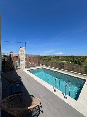 Outdoor pool - EXCLUSIVE NEW VILLA WITH PRIVATE POOL-2bds (Nea Fokea)