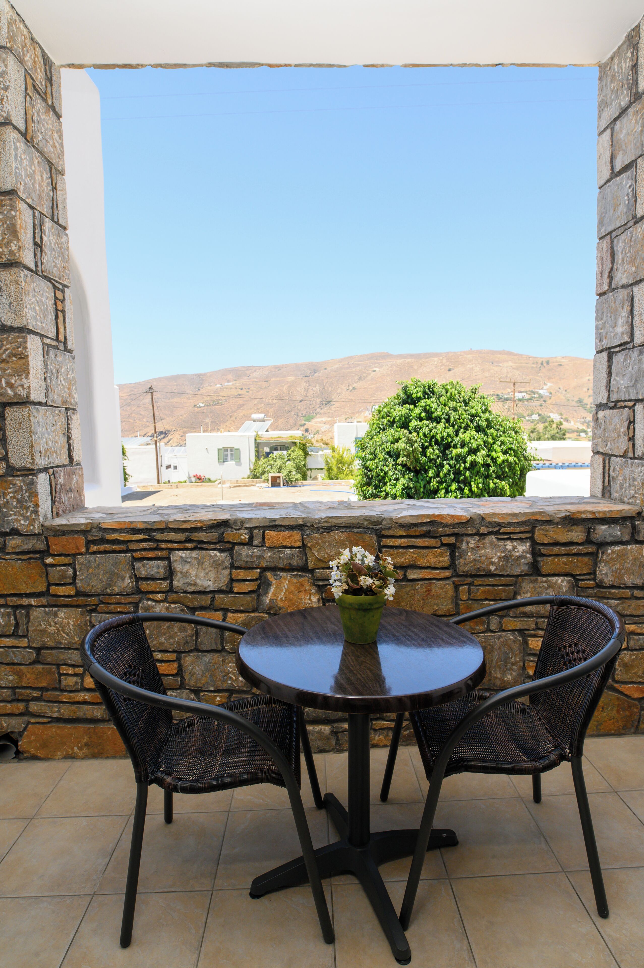 Comfort Quadruple Room, Balcony, Garden View | Outdoor dining