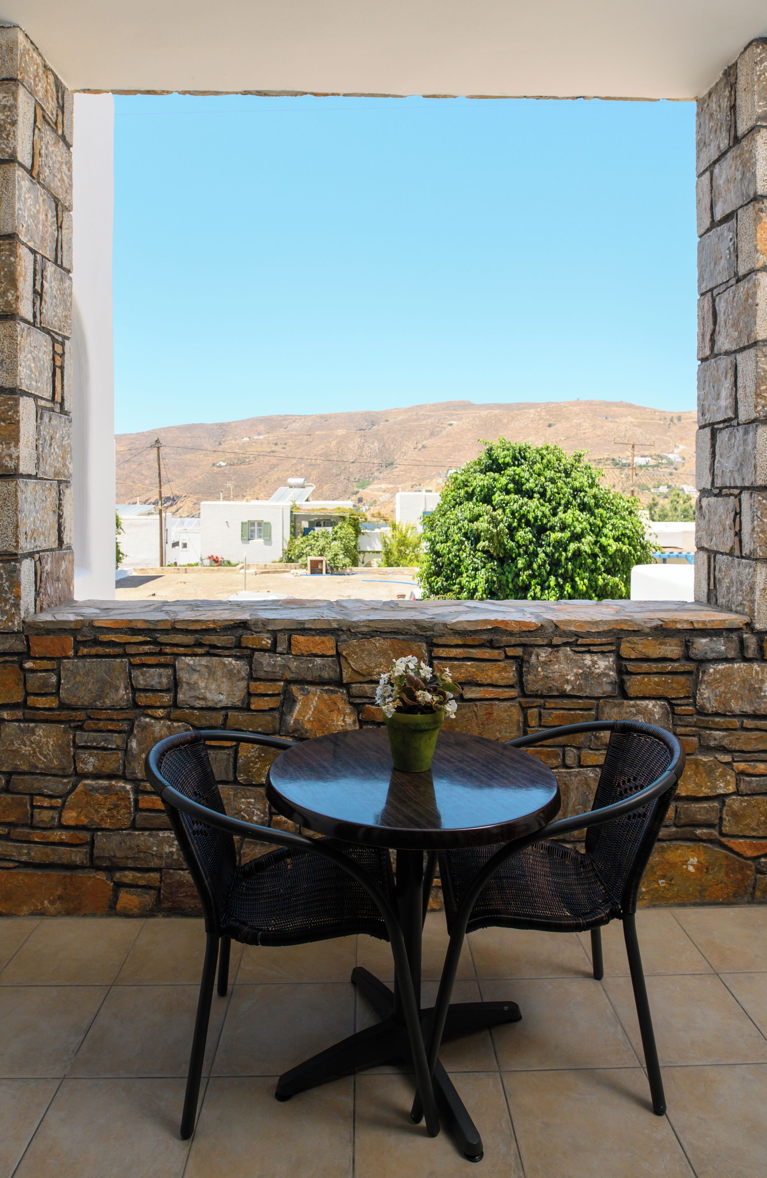 Comfort Quadruple Room, Balcony, Garden View | Outdoor dining