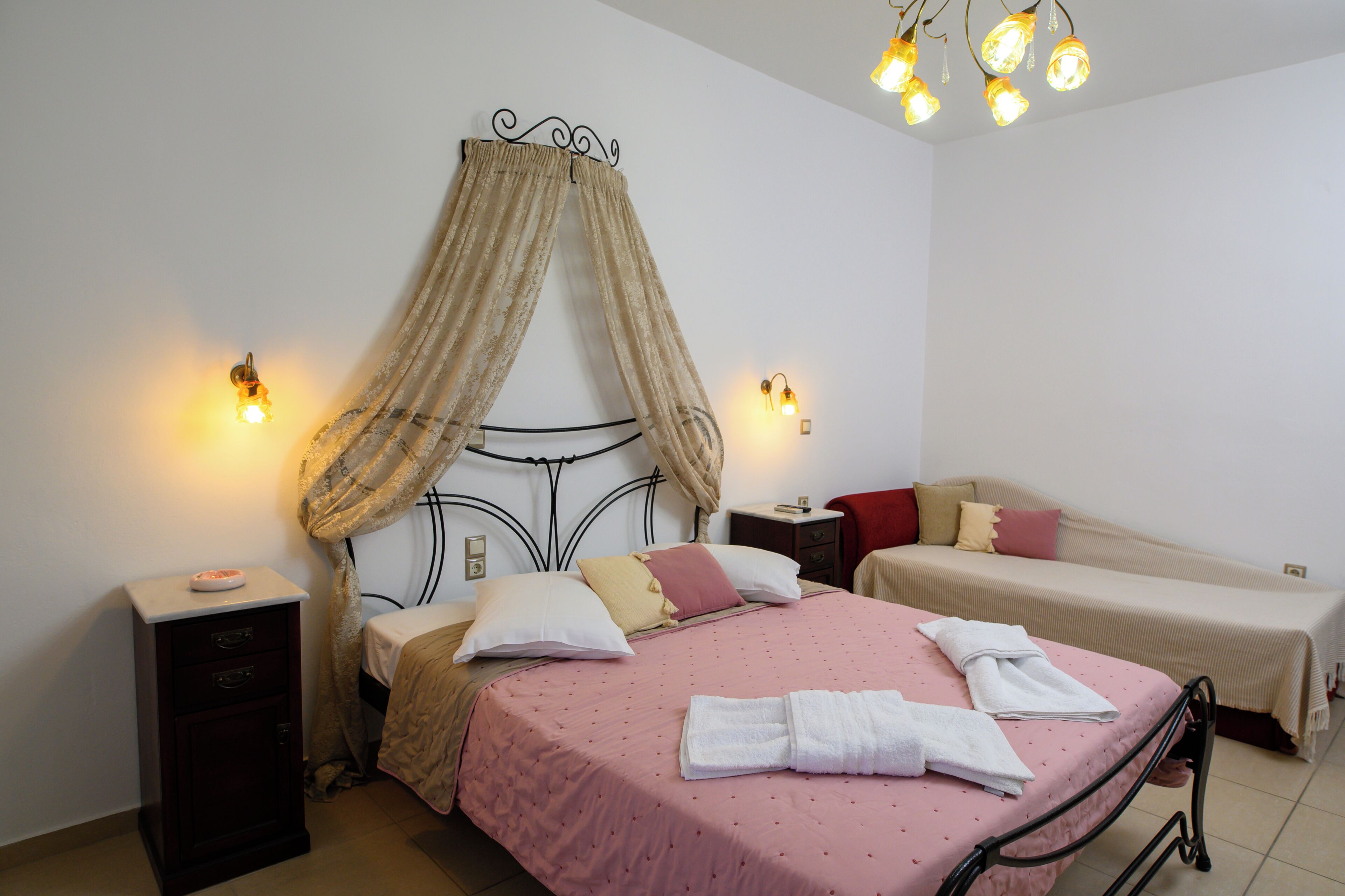 Comfort Quadruple Room, Balcony, Garden View