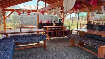 Udendørs spisemuligheder