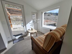 Living area - Charming two-room barronies large terrace (Montbrun-les-Bains)
