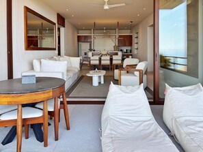 Living area - Exclusive ocean view, B2 Cerro del Vigía La Ropa, Zihuatanejo (Zihuatanejo)