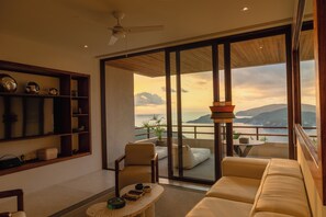 Living area - Exclusive ocean view, B2 Cerro del Vigía La Ropa, Zihuatanejo (Zihuatanejo)