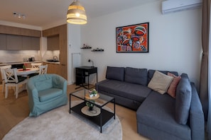 Deluxe Apartment, City View | Living area - Belgrade Waterfront Lux 2 (Belgrade)