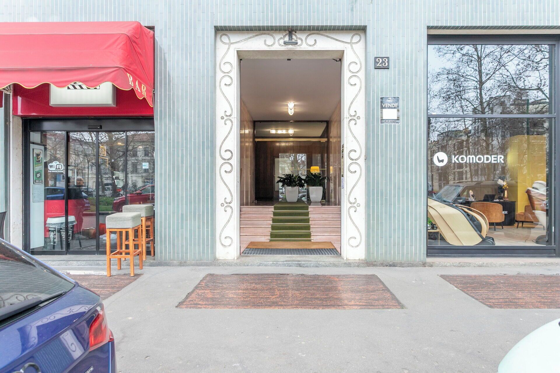 تفاصيل الفندق من الخارج