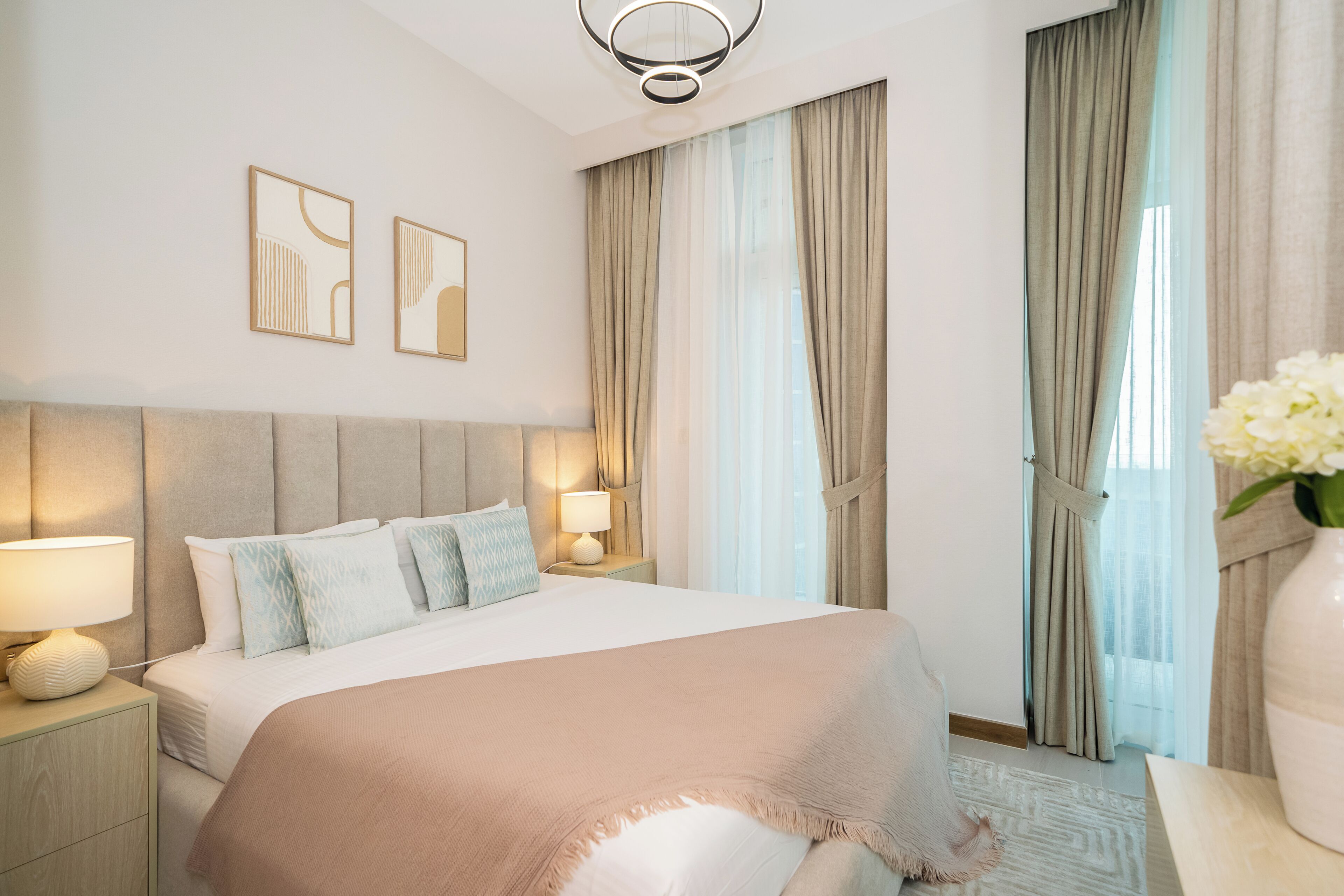 Apartment, Balkon, Stadtblick