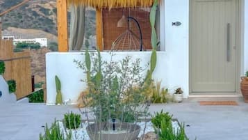 Luxury Apartment, Kitchen, Partial Sea View | Exterior detail