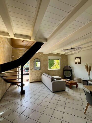 Le jardin de Constance, enclosed garden, 750m from the beach