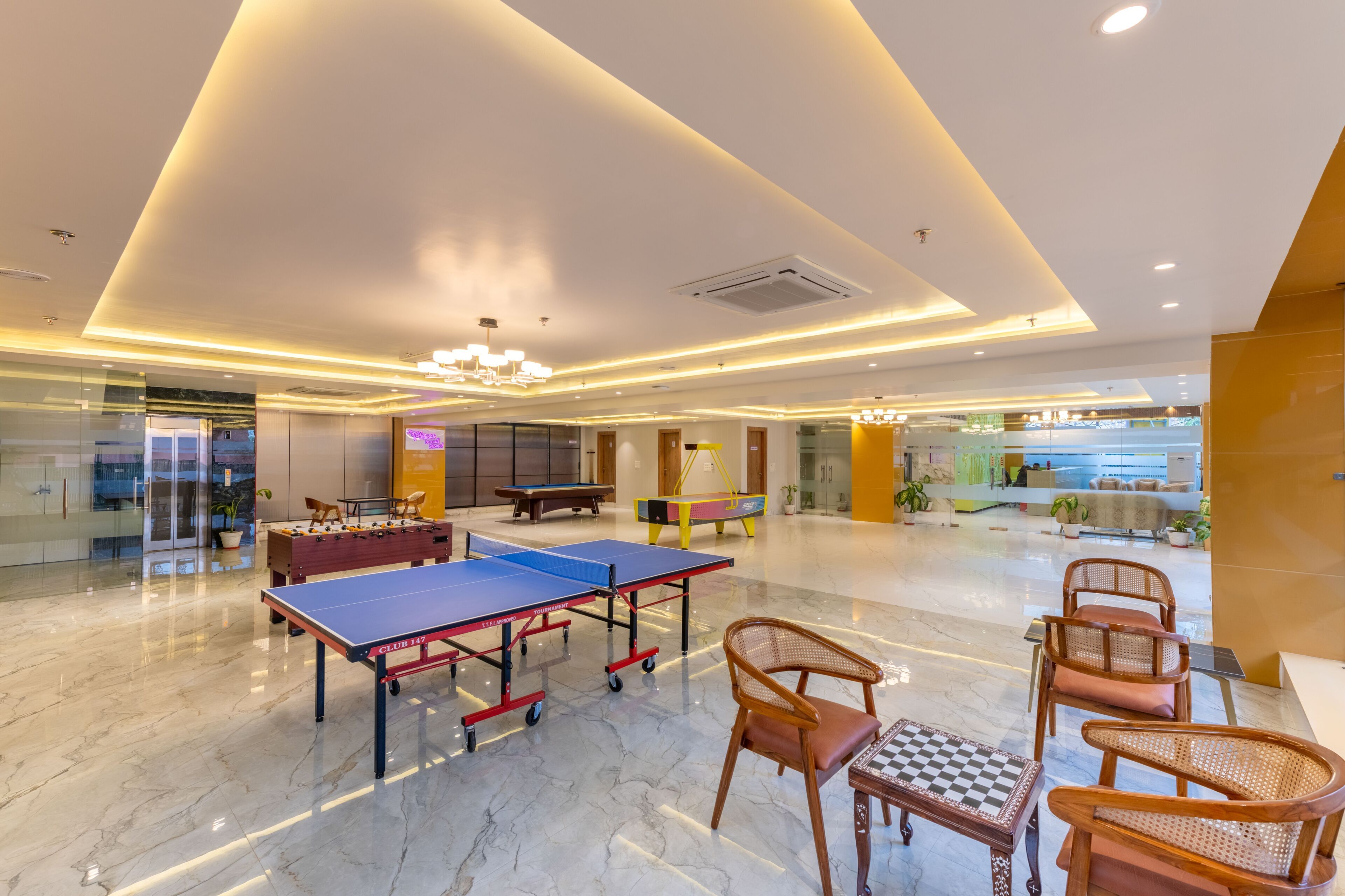 Lobby sitting area