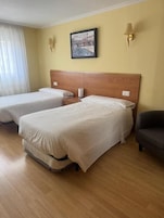 Habitación con 2 camas individuales, vistas a la ciudad | Escritorio, cortinas opacas, wifi gratis