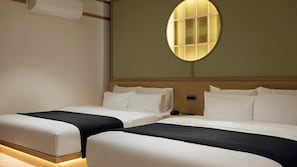 Twin Suite | Pimennysverhot, äänieristys, ilmainen Wi-Fi, vuodevaatteet