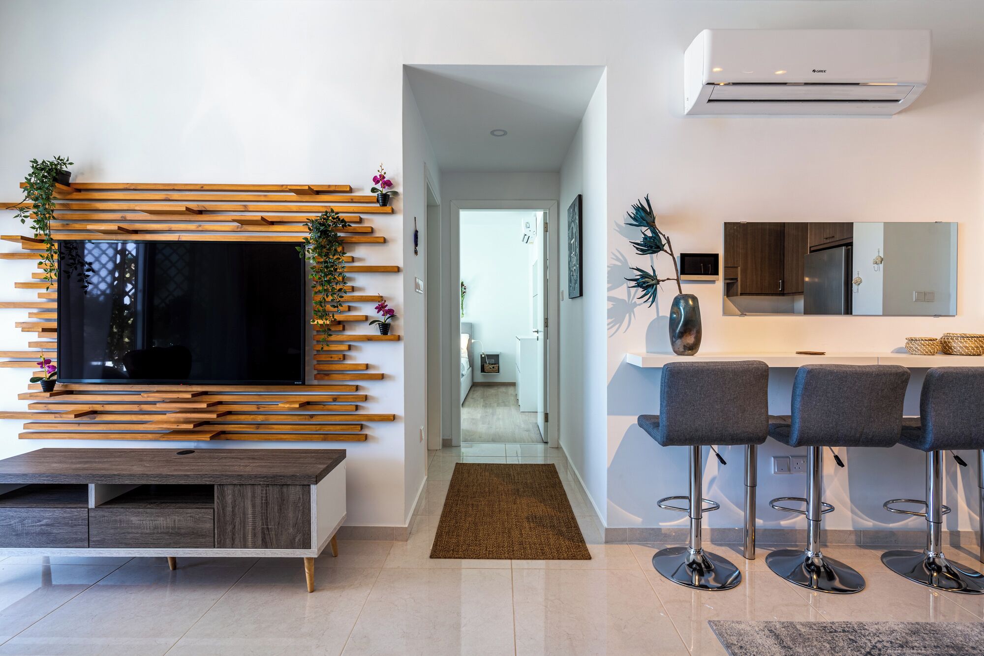 Apartment, 1 Double Bed with Sofa bed, Kitchen, City View | Interior