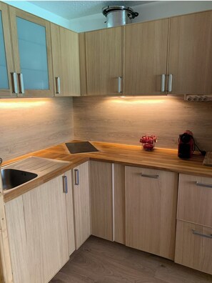 Fridge, microwave, oven, stovetop - Les 2 alpes, at the foot of the slopes - apartments (Les Deux Alpes)
