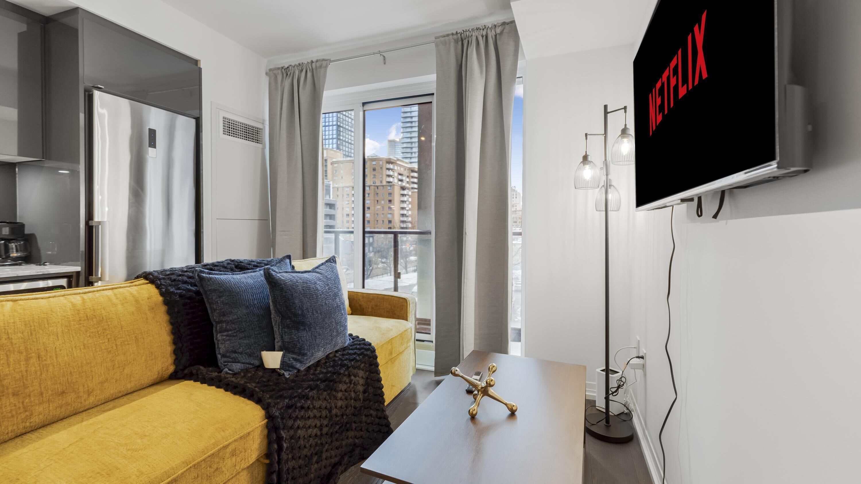 Suite – design, 1 queensize-seng med sovesofa, ikke-røyk | Oppholdsområde