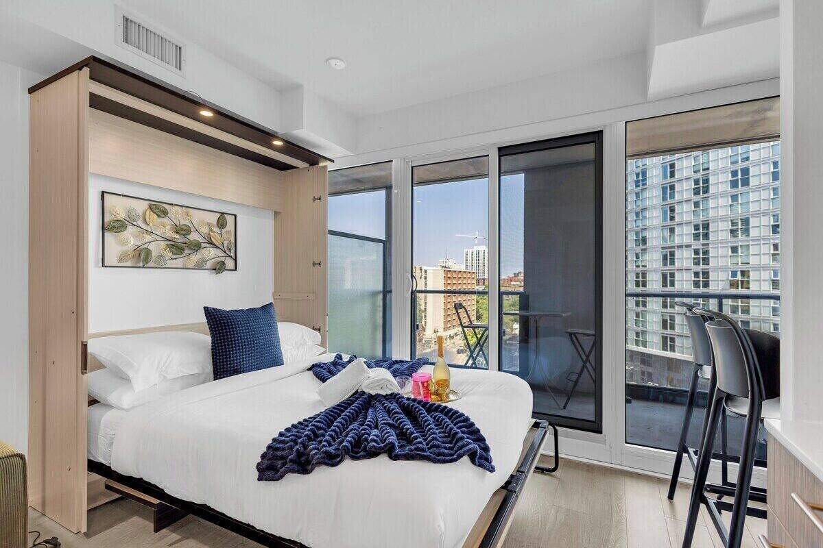 Suite monolocale City, 1 letto queen con divano letto | Area soggiorno