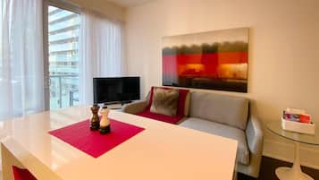 Suite – comfort, 1 queensize-seng | Oppholdsområde