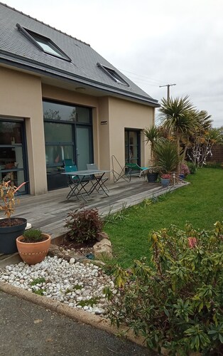 Villa near Dinard with garden Two terraces, one facing south
