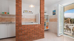 Fridge, microwave, oven, coffee/tea maker - Apartment with pool Kristina by Villas Guide (Barbat na Rabu)