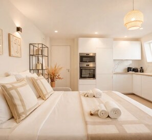 Superior Apartment, City View | Living area - 1522 Niel (Paris)